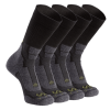 StrongWool Hybrid Crew Sock 4-Pair Pack | Grey Green