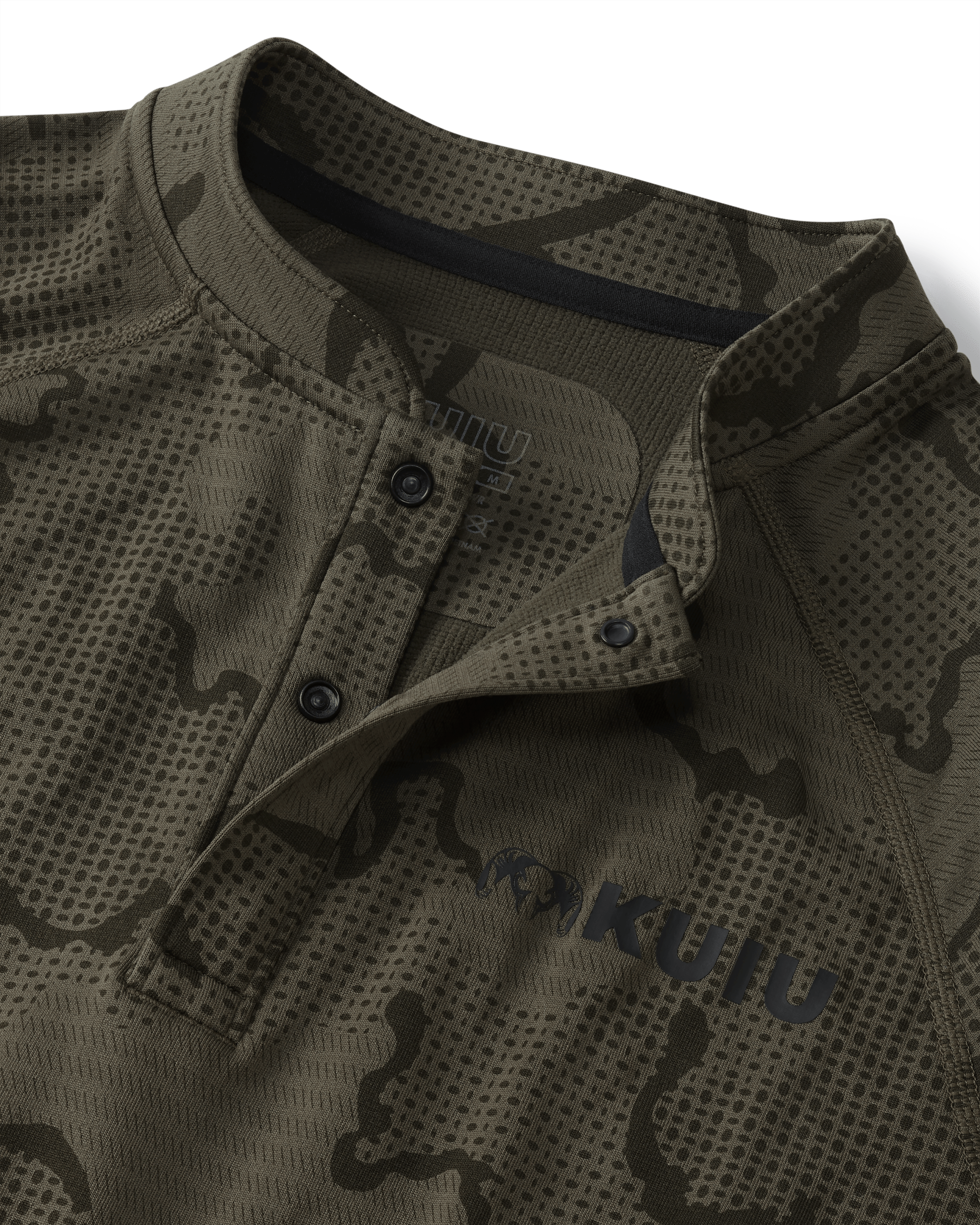 Ridgepoint Fleece Henley | Ash Tonal - 图片 3