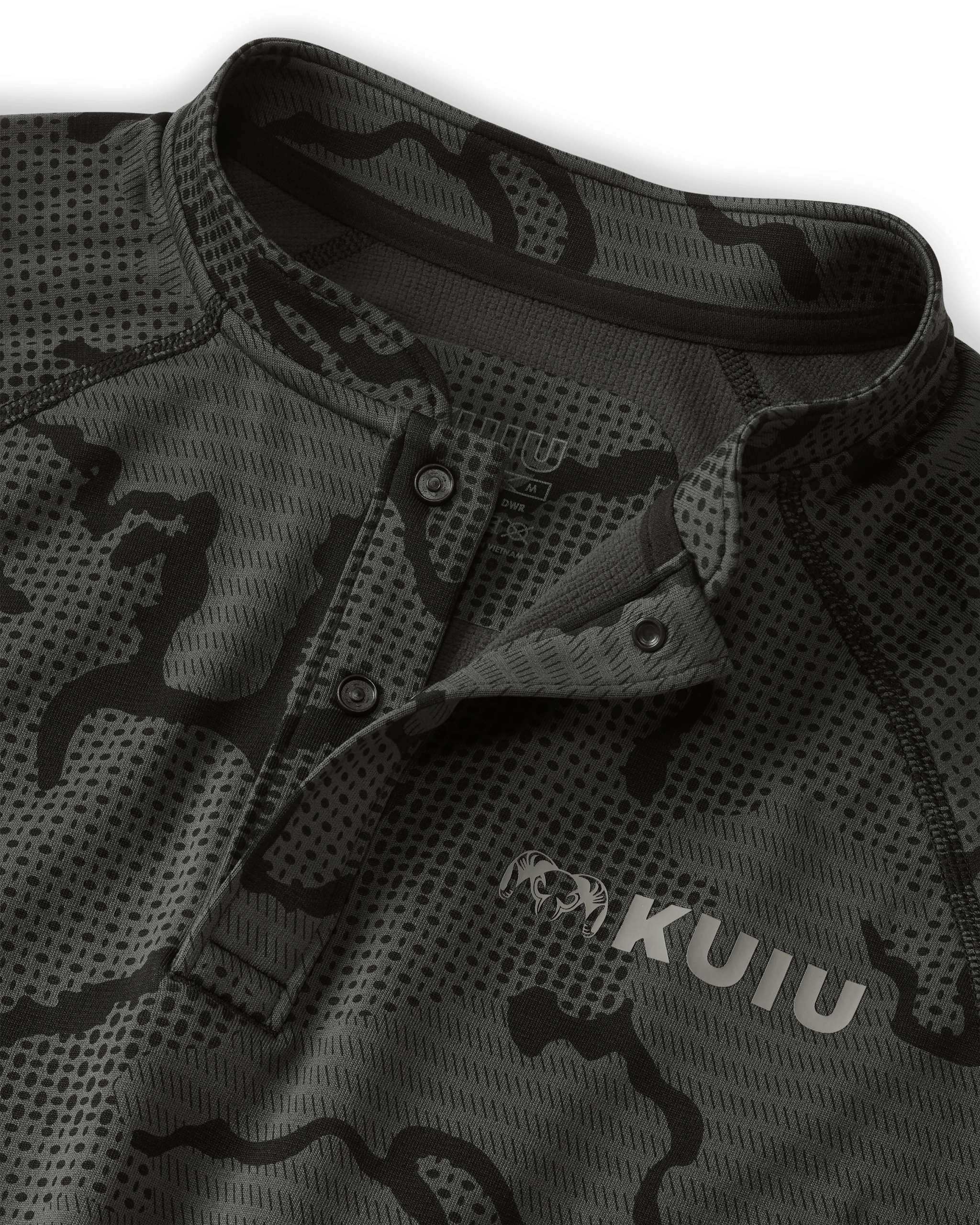 Ridgepoint Fleece Henley | Black Tonal - 图片 3