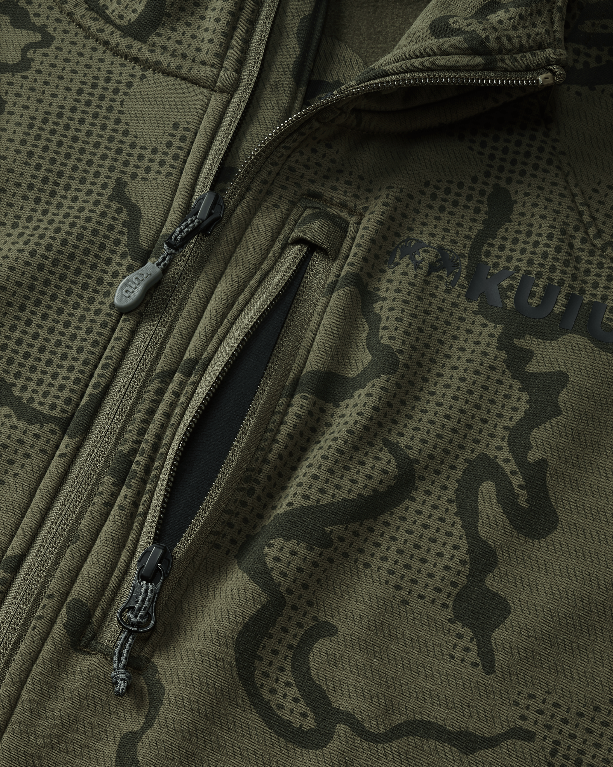 Ridgepoint Fleece Hoodie | Olive Tonal - 图片 3