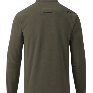 Alternative view of Border Fleece Full Zip | Ash