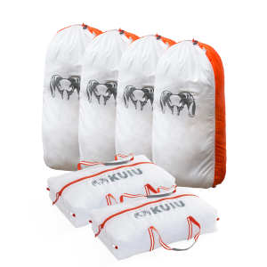 Small Deer/Antelope Game Bag Set | White-Orange