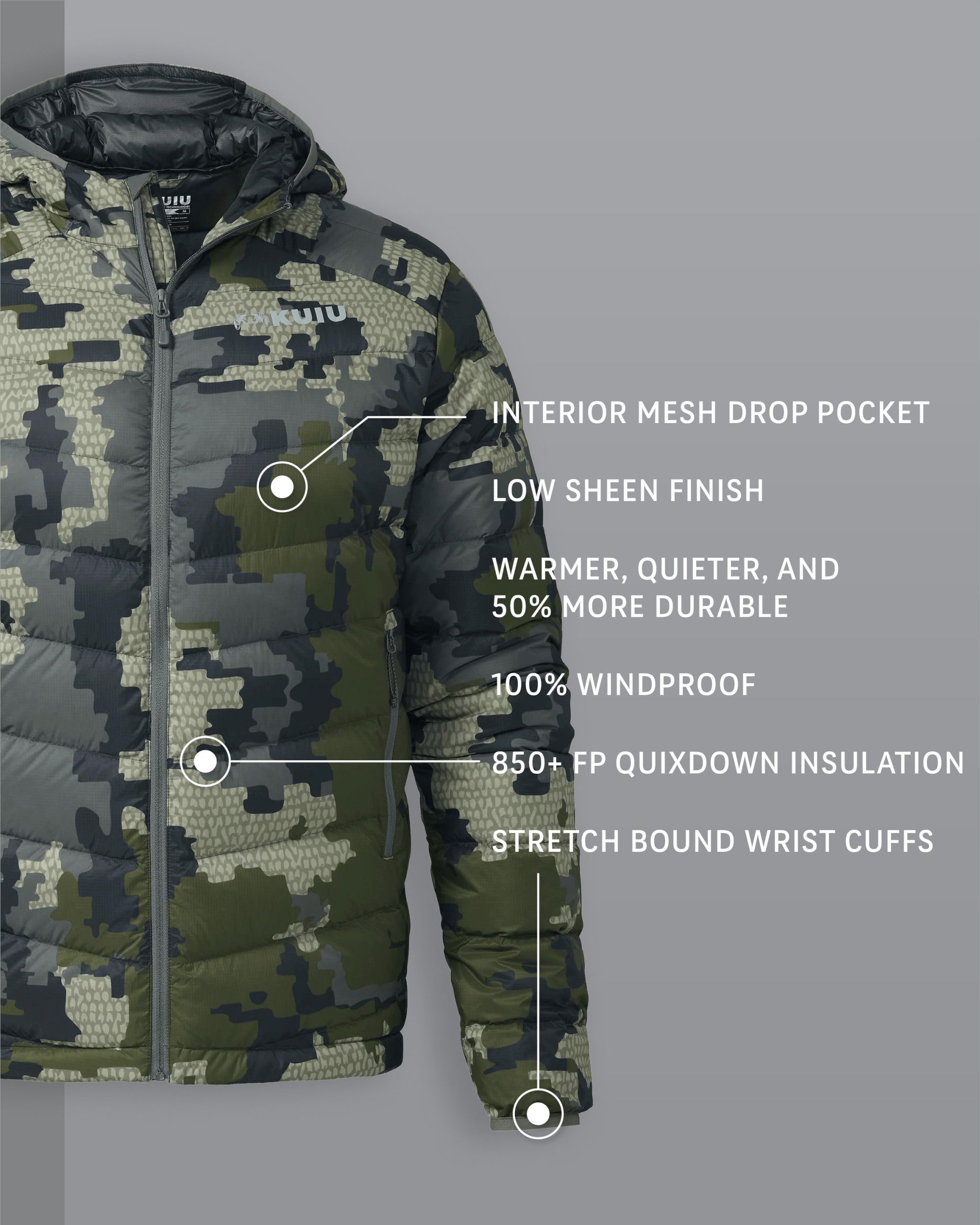 Super Down LT Hooded Jacket | Verde - 图片 2