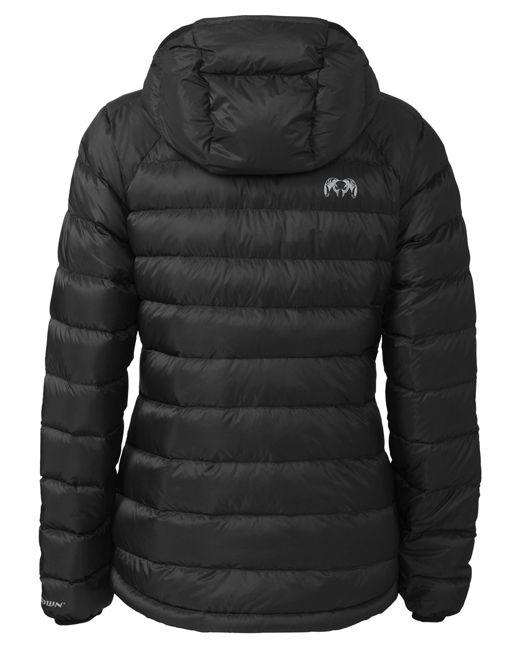 Women's Super Down LT Hooded Jacket | Black - 图片 2