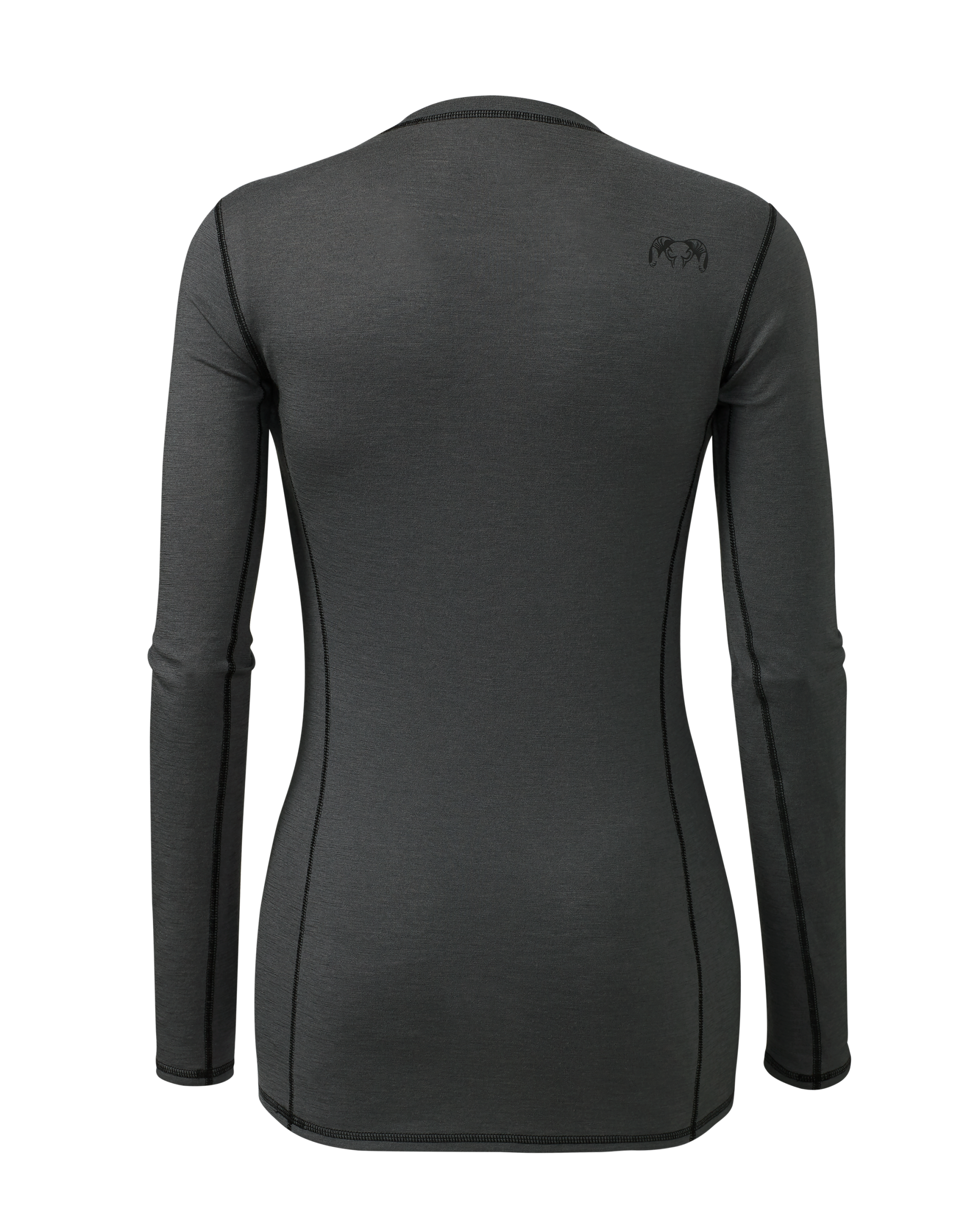 Women's ULTRA Merino 145 LS Crew | Gunmetal - 图片 2