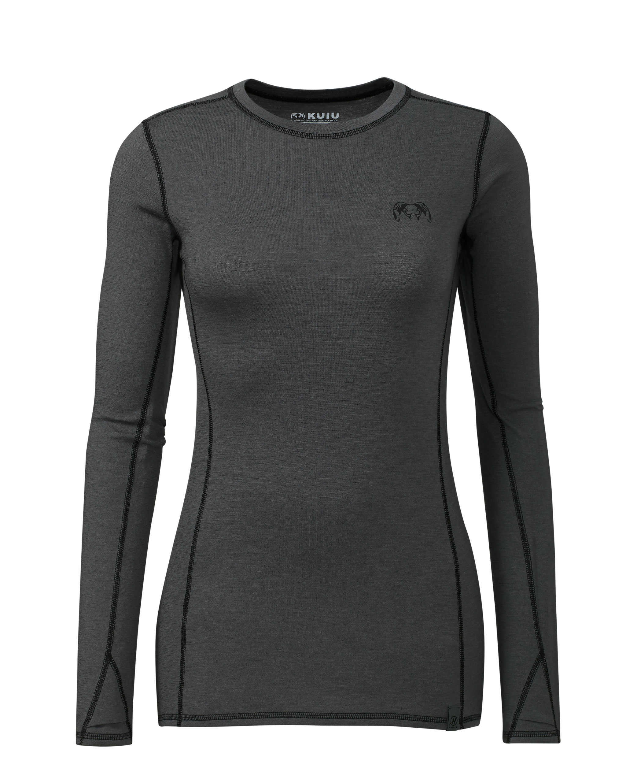 Women's ULTRA Merino 145 LS Crew | Gunmetal