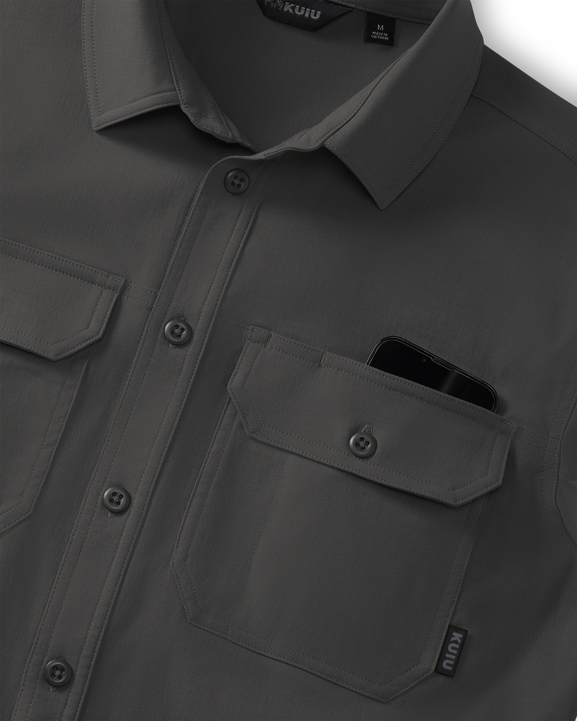 Motive SS Workgrade Shirt | Asphalt - 图片 3