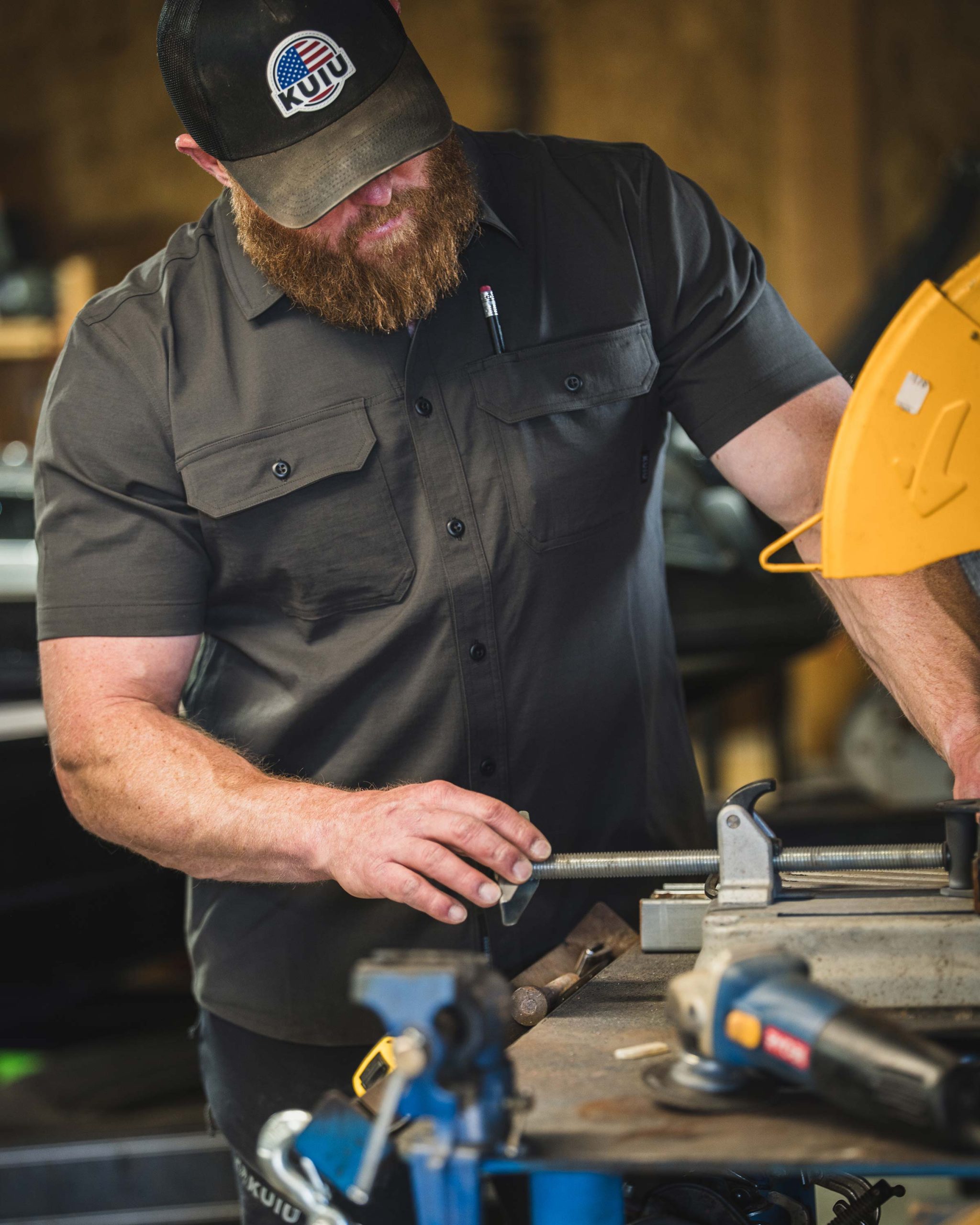 Motive SS Workgrade Shirt | Asphalt - 图片 6