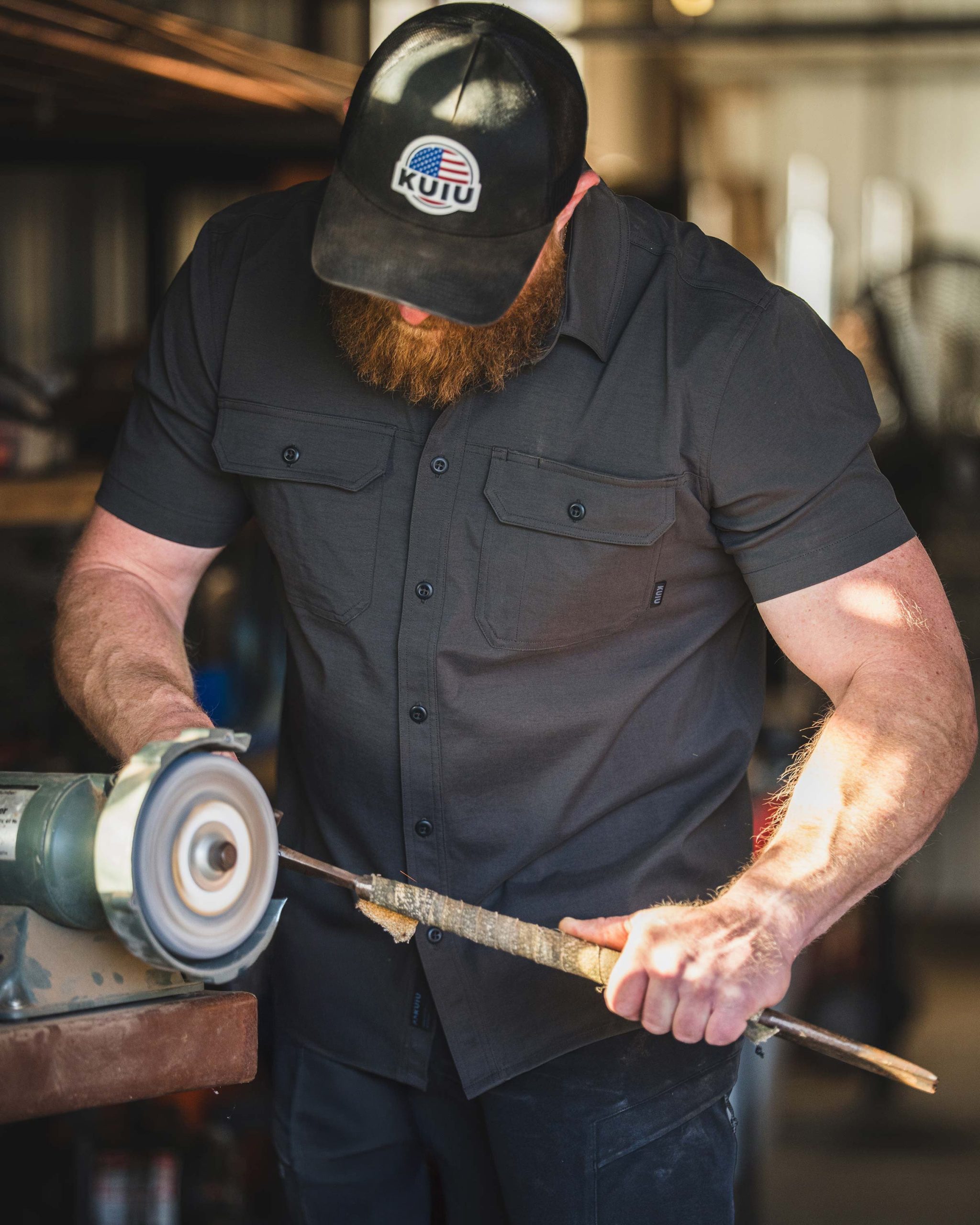 Motive SS Workgrade Shirt | Asphalt - 图片 5