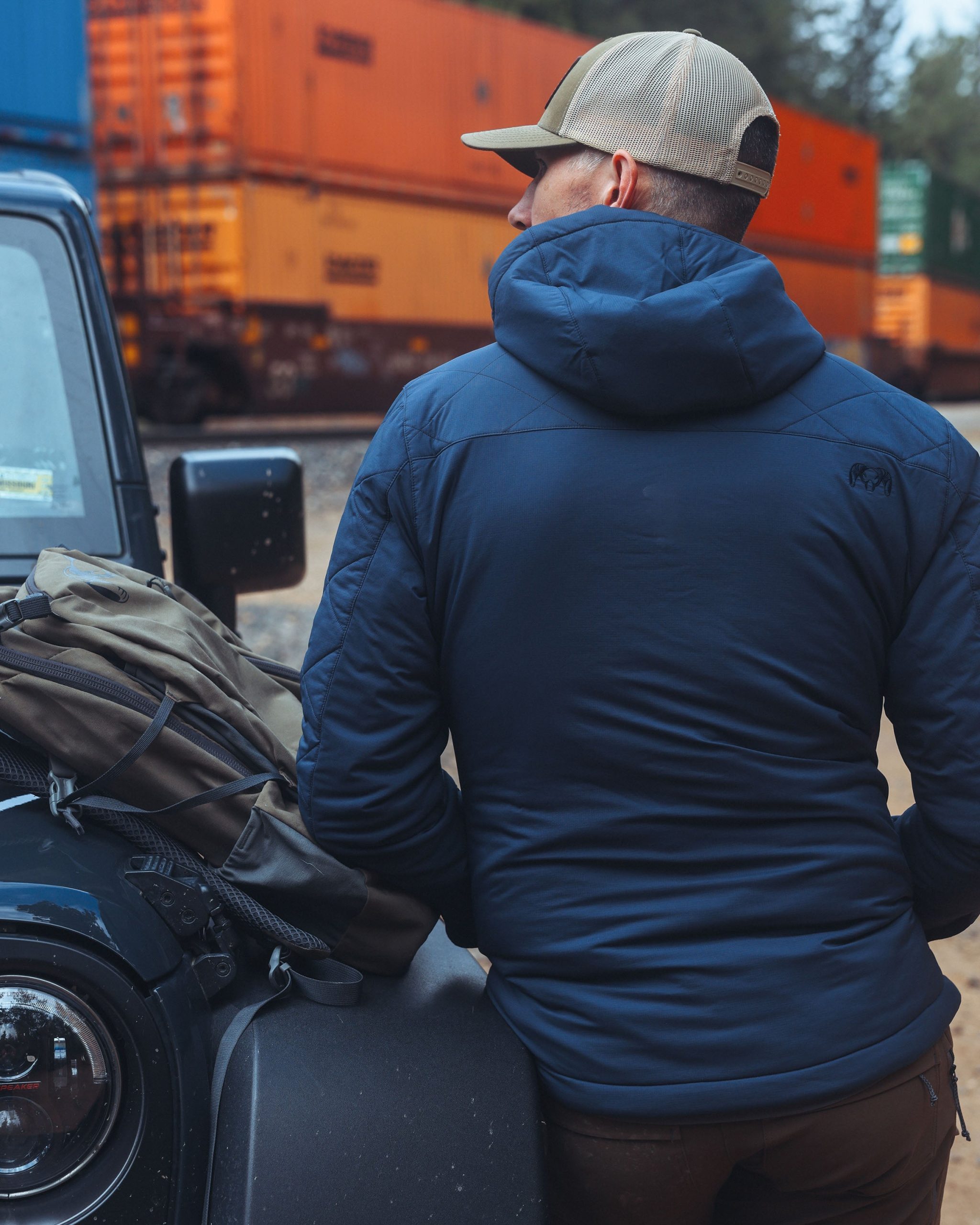 Outlet Granby Hooded Jacket | Bourbon - 图片 6