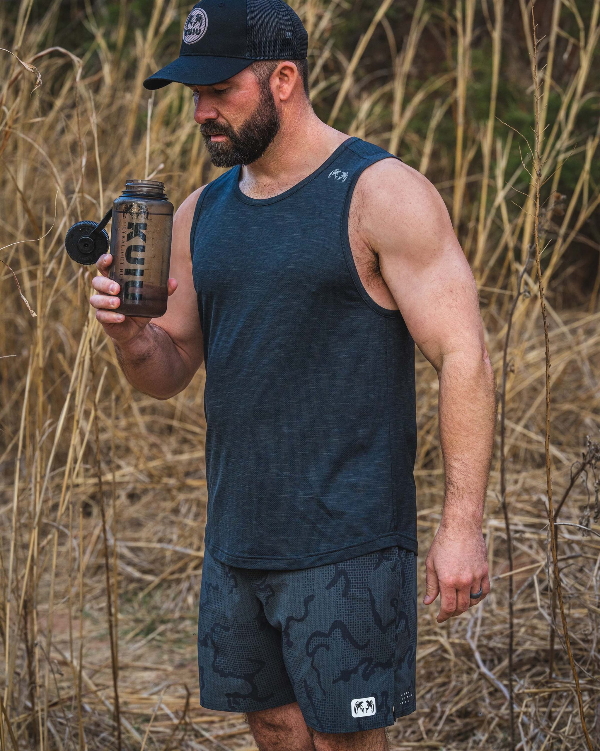 EnduroMesh Tank | Black Heather - 图片 4
