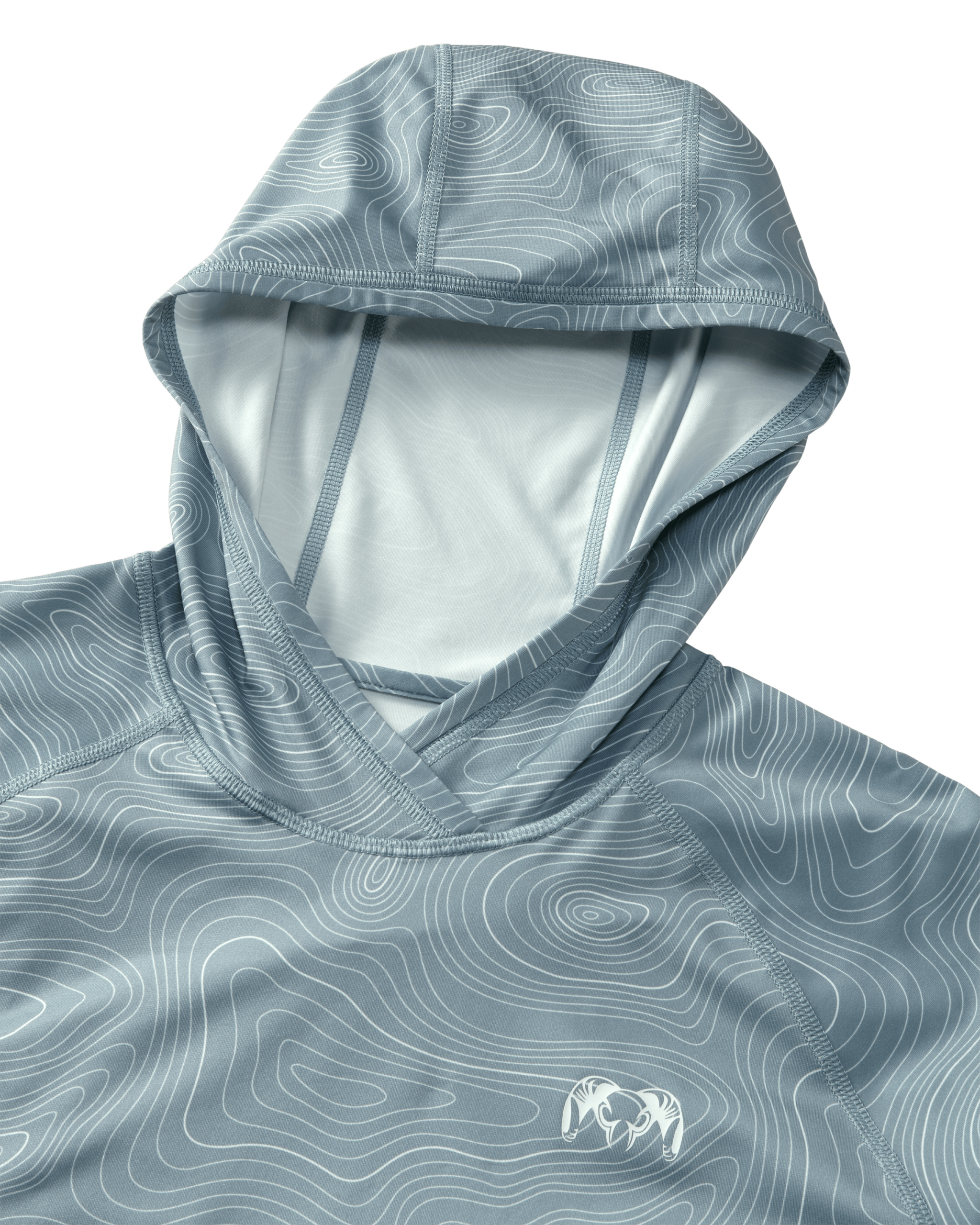 Gila LS Hoodie Topo | Glacier Topo Print - 图片 3