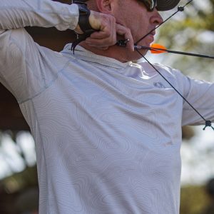 Alternative view of Gila LS Hoodie Topo | Skyline Topo Print