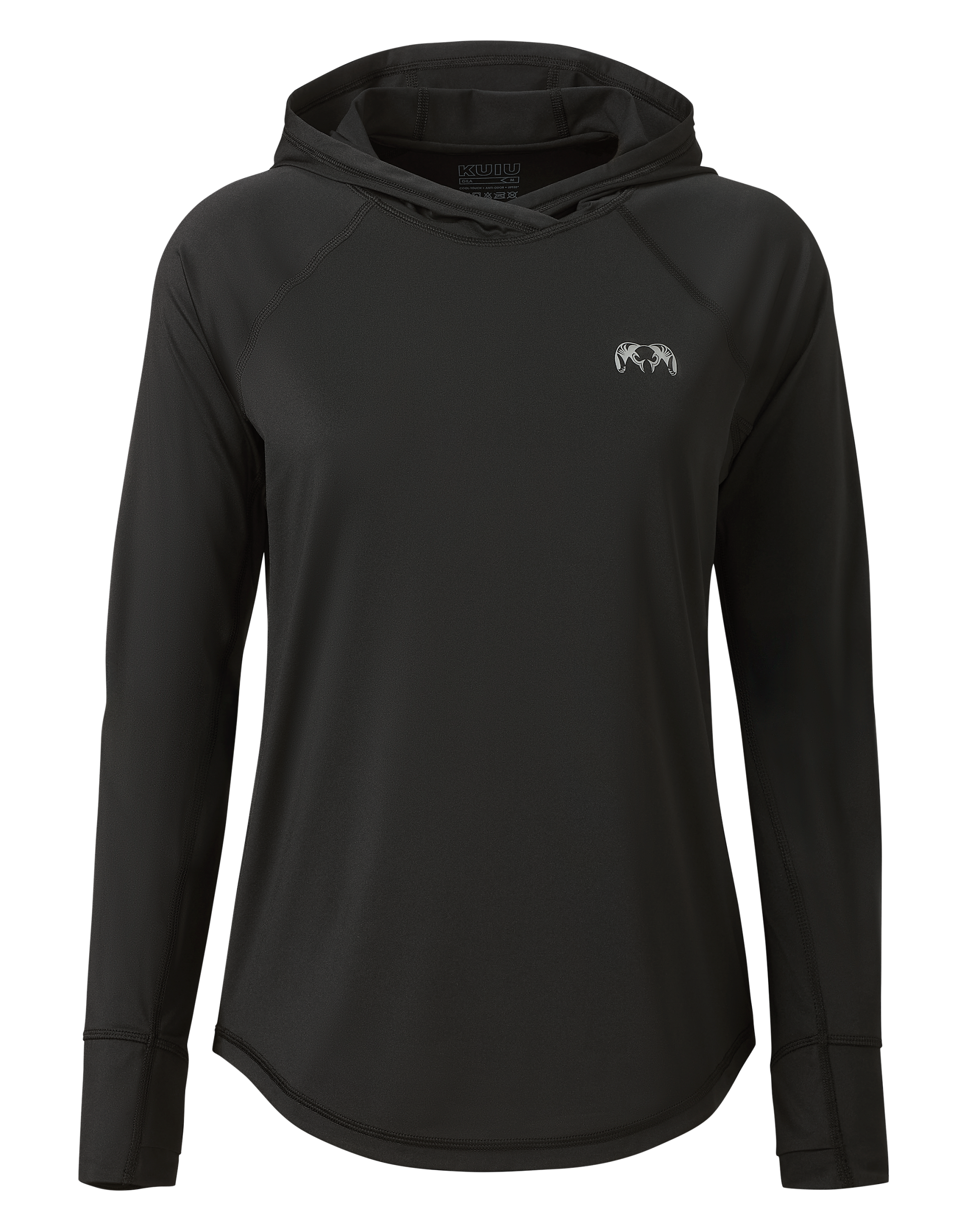 Women's Gila LS Hoodie | Black
