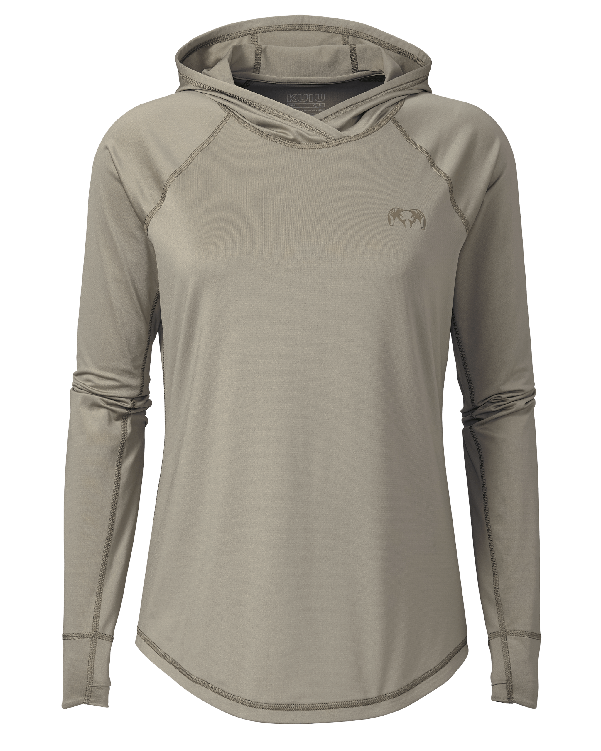Women's Gila LS Hoodie | Bone