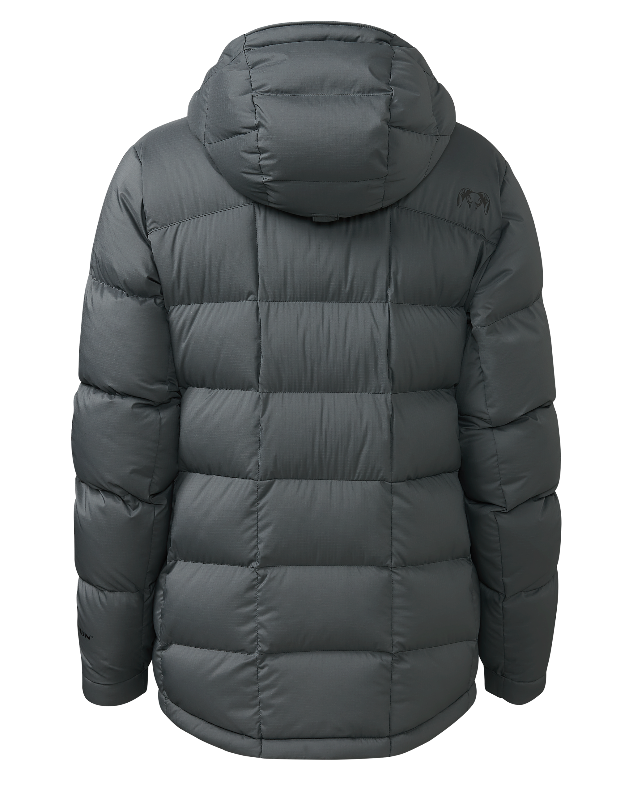 Women's Super Down PRO Hooded Jacket | Gunmetal - 图片 2