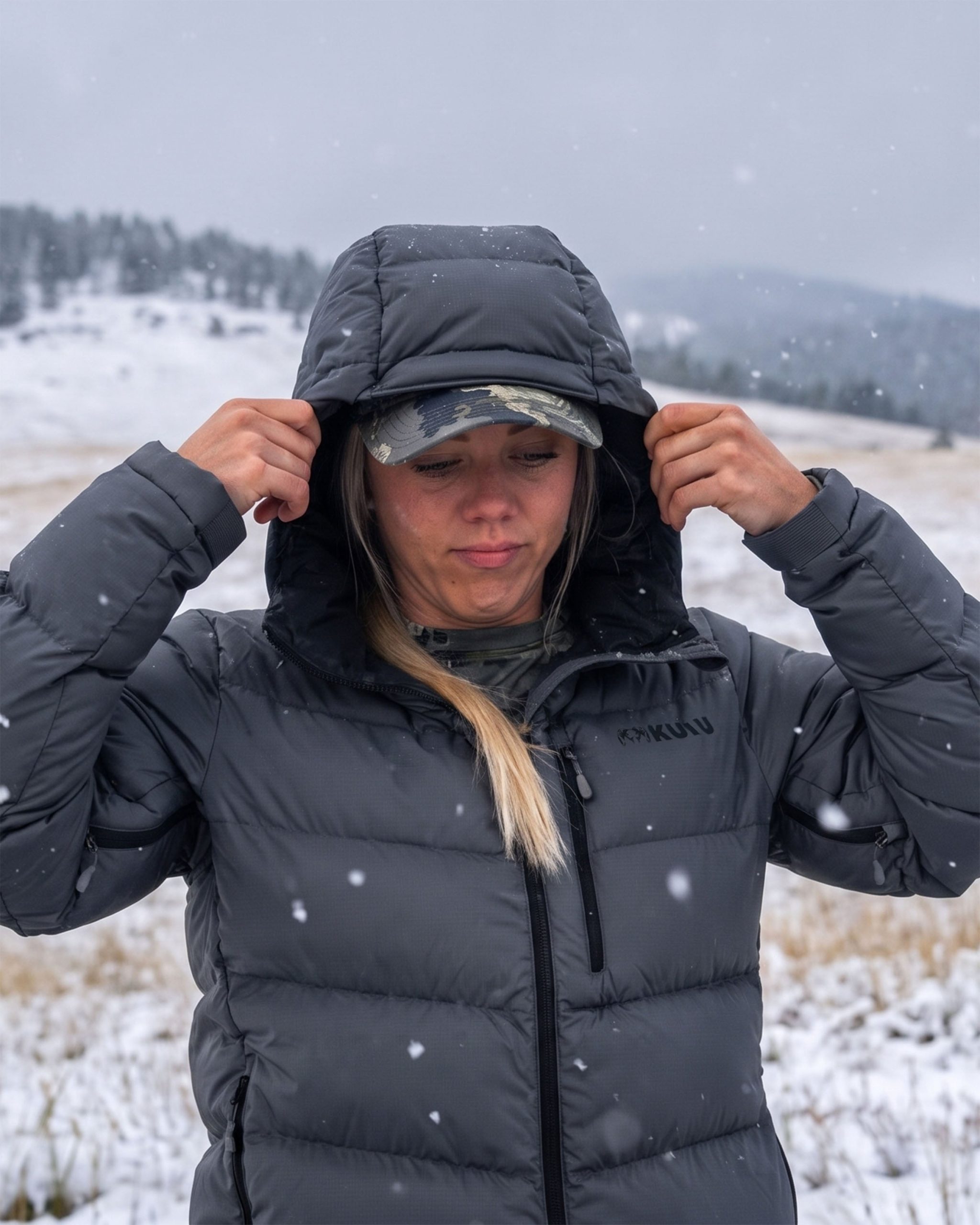 Women's Super Down PRO Hooded Jacket | Valo - 图片 6