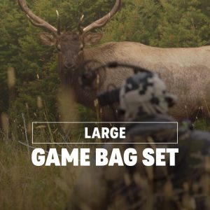 Alternative view of Elk/Caribou Large Game Bag Set | White-Orange