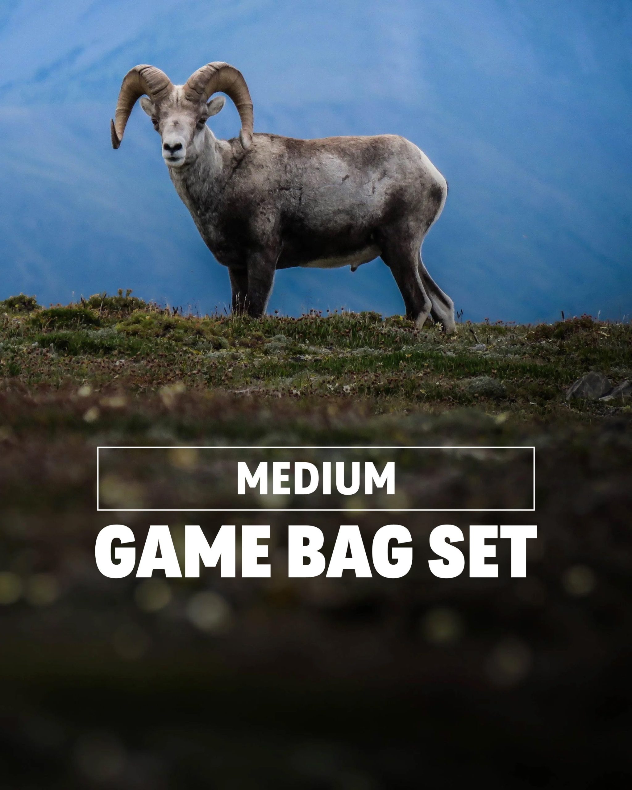 Large Deer/Sheep Medium Game Bag Set | White-Orange - 图片 2