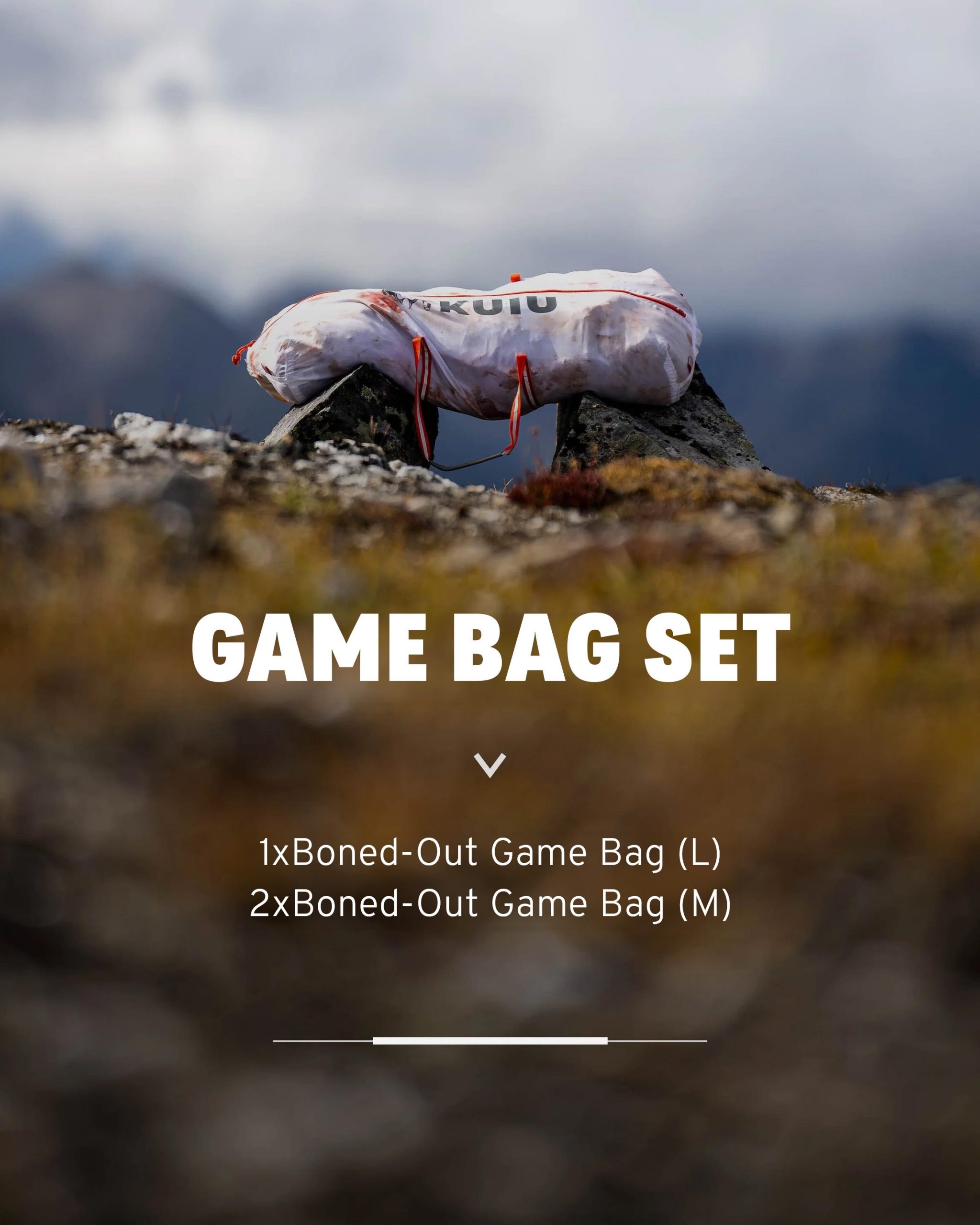 KUIU Boned-Out Game Bag Set | White - 图片 2