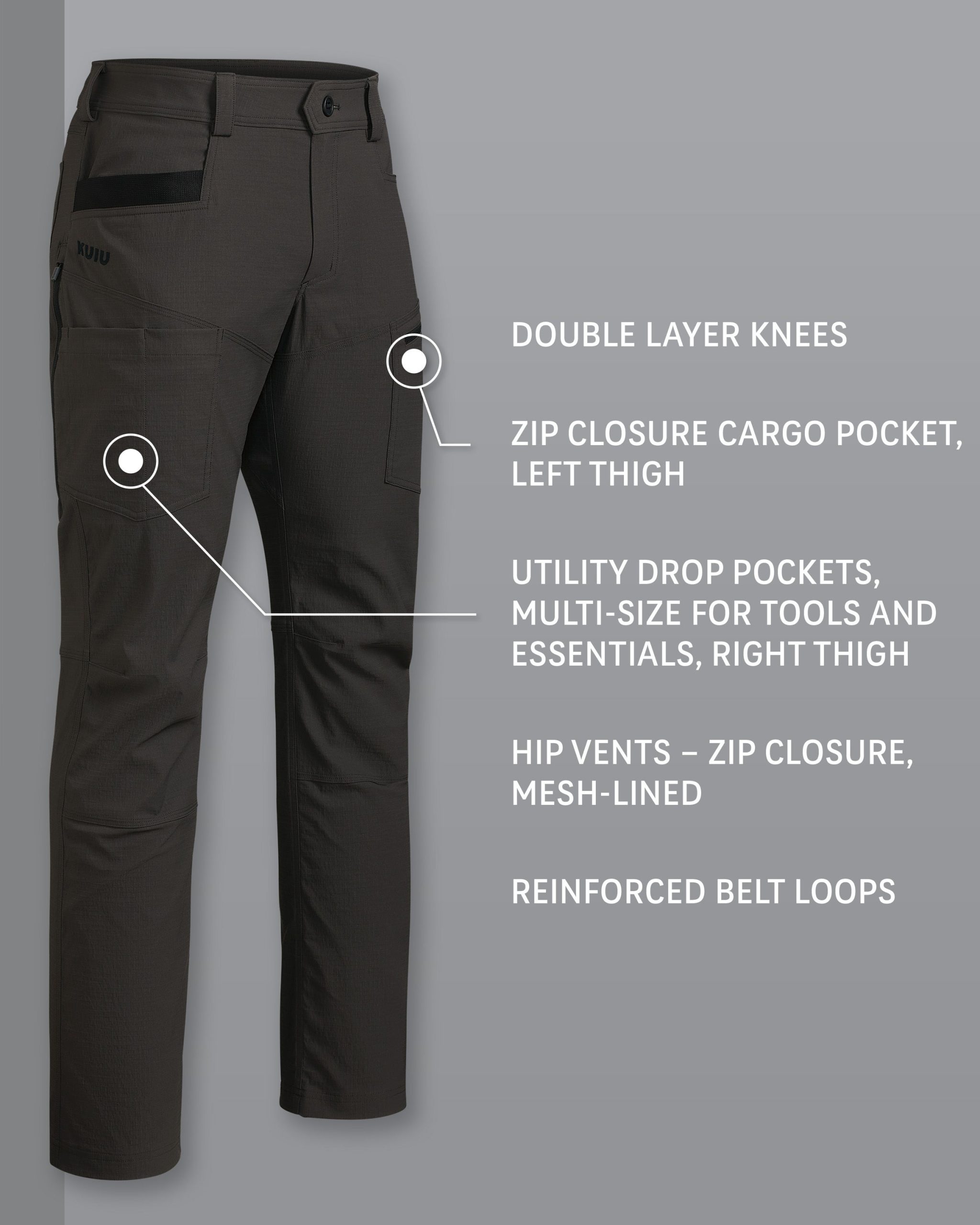 Motive Workgrade Pant | Asphalt - 图片 2