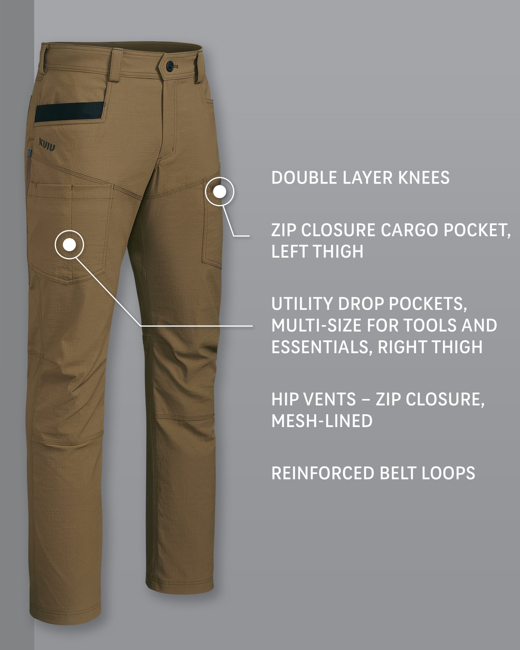 Motive Workgrade Pant | Tobacco - 图片 2